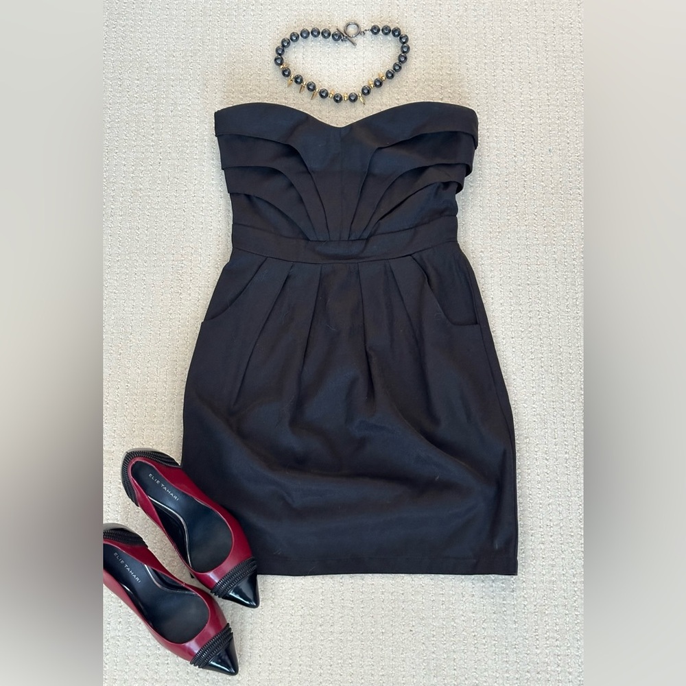 Lipsy Coctail Party Strapless Dress, size 4